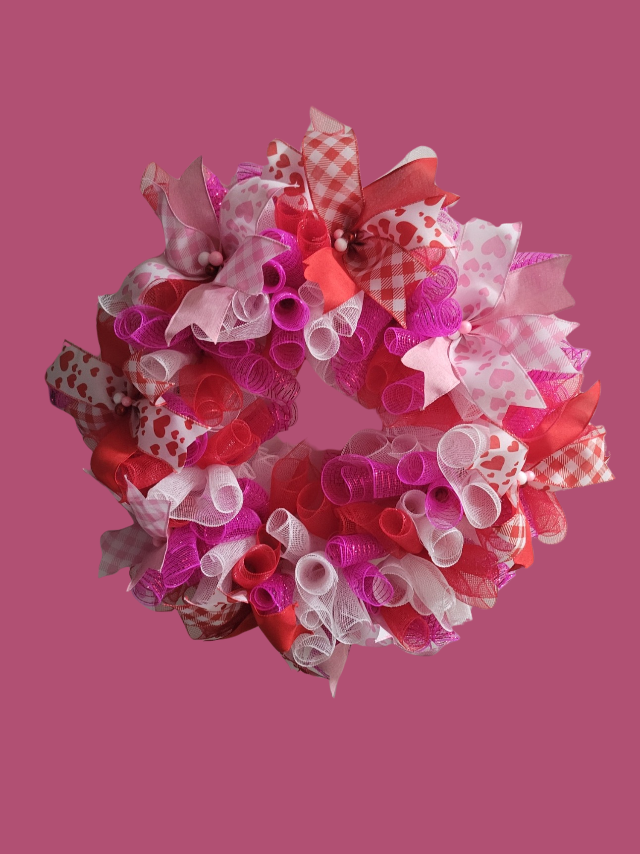 Valentine Cruffle Wreath