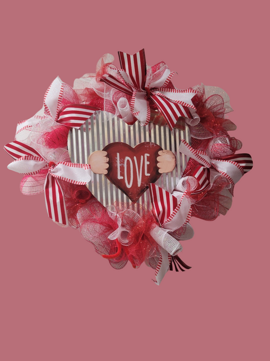 Valentine Love Wreath